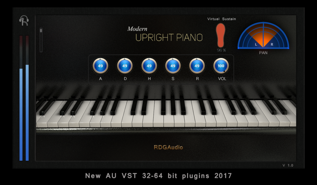 modern Upright Piano RDGAudio