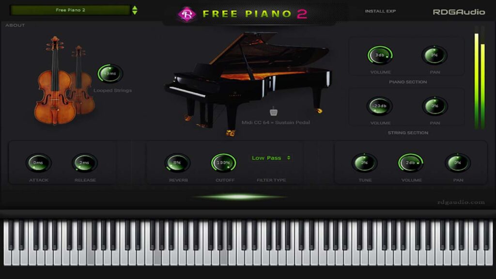 RDGAudio Free Piano 2 FirstLook 720p